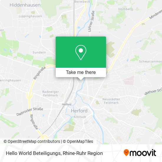 Карта Hello World Beteiligungs