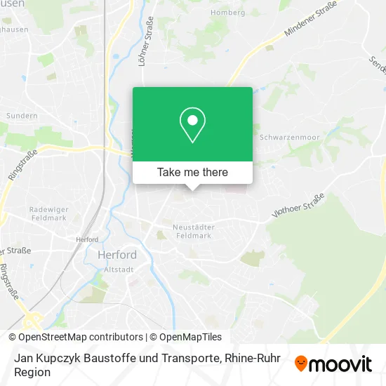 Карта Jan Kupczyk Baustoffe und Transporte