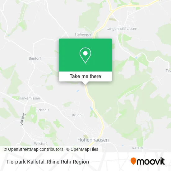 Карта Tierpark Kalletal