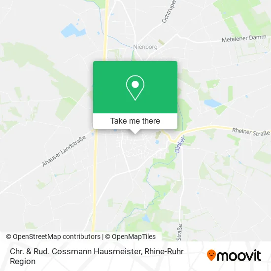 Карта Chr. & Rud. Cossmann Hausmeister