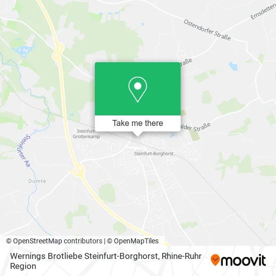 Карта Wernings Brotliebe Steinfurt-Borghorst