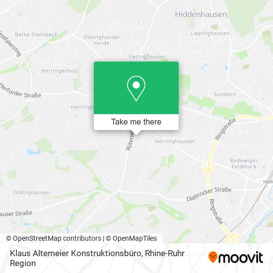 Klaus Altemeier Konstruktionsbüro map