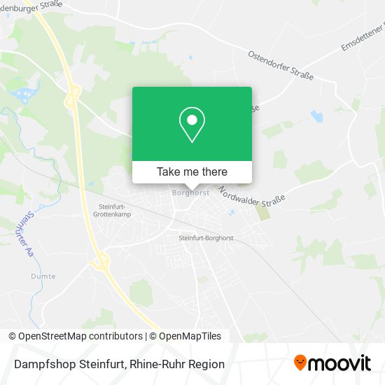 Dampfshop Steinfurt map