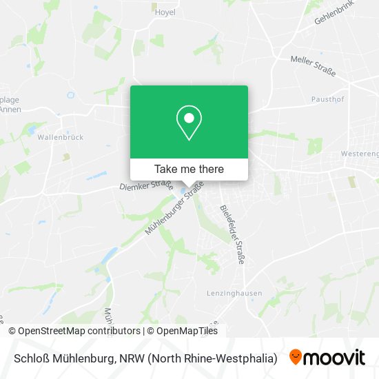 Schloß Mühlenburg map