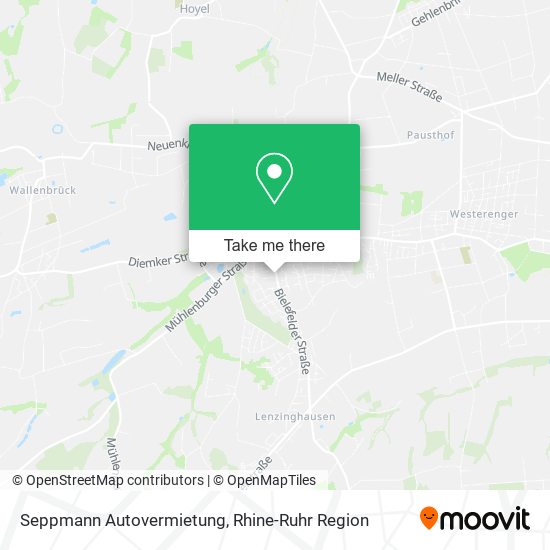 Seppmann Autovermietung map