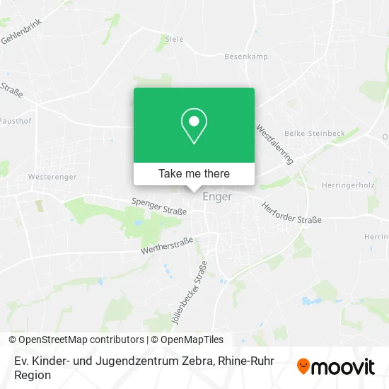 Карта Ev. Kinder- und Jugendzentrum Zebra