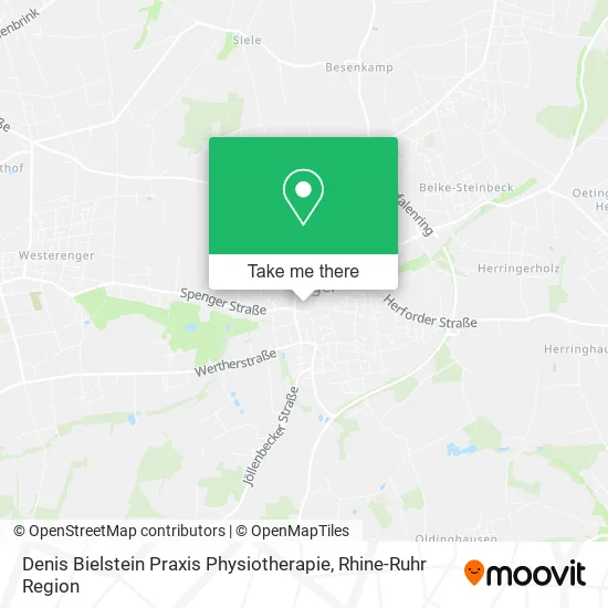 Карта Denis Bielstein Praxis Physiotherapie