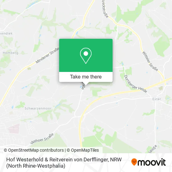 Карта Hof Westerhold & Reitverein von Derfflinger