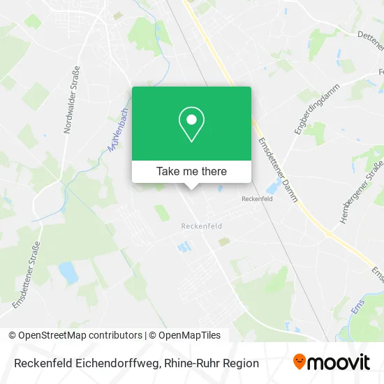 Карта Reckenfeld Eichendorffweg