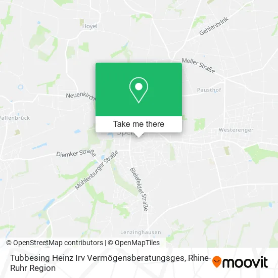 Карта Tubbesing Heinz Irv Vermögensberatungsges