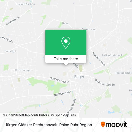 Jürgen Gläsker Rechtsanwalt map