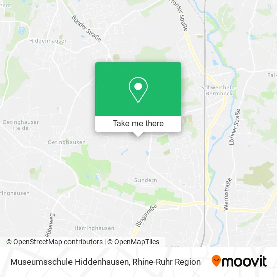 Карта Museumsschule Hiddenhausen