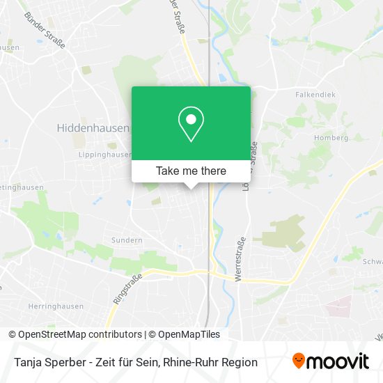Tanja Sperber - Zeit für Sein map