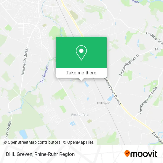 Карта DHL Greven