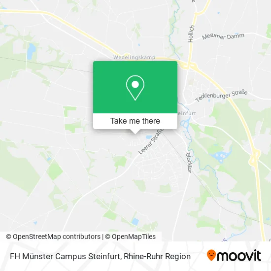 Карта FH Münster Campus Steinfurt
