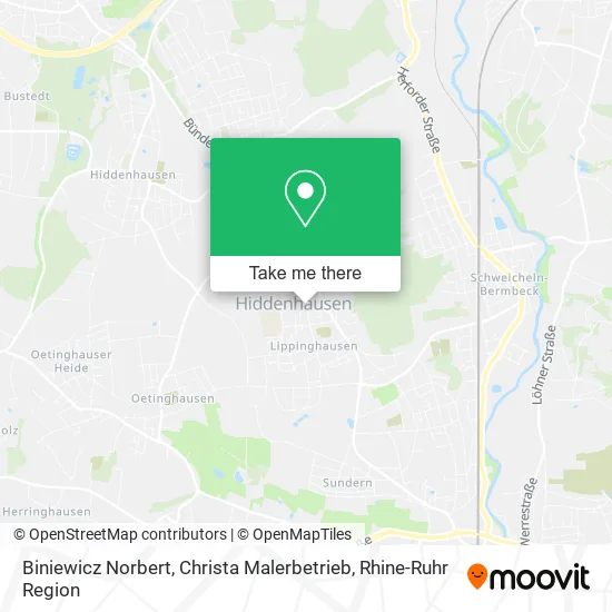 Карта Biniewicz Norbert, Christa Malerbetrieb