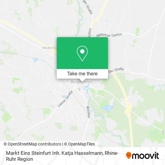 Карта Markt Eins Steinfurt Inh. Katja Hasselmann