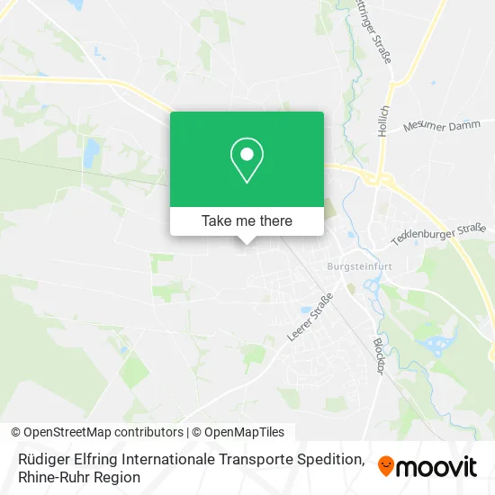 Карта Rüdiger Elfring Internationale Transporte Spedition