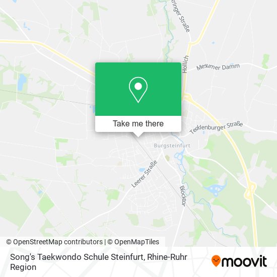 Song's Taekwondo Schule Steinfurt map