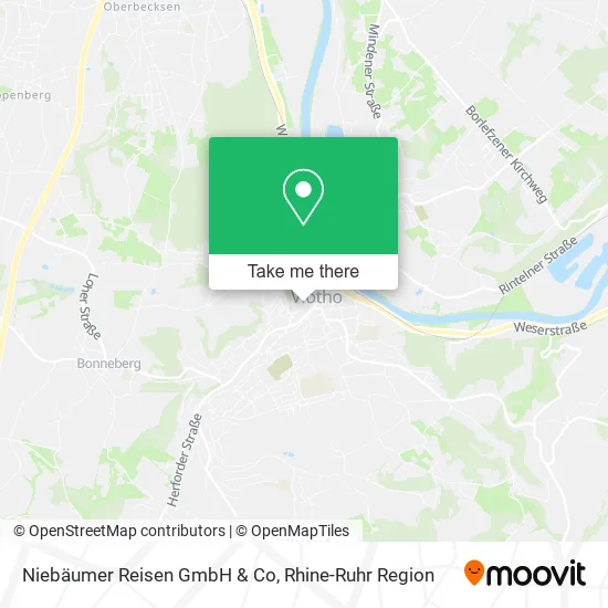 Карта Niebäumer Reisen GmbH & Co