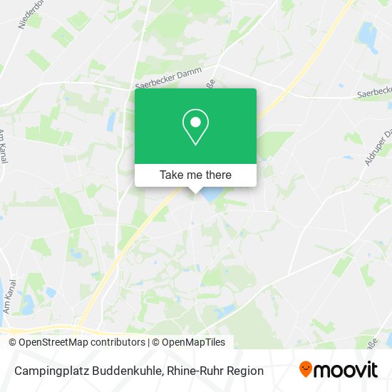 Campingplatz Buddenkuhle map