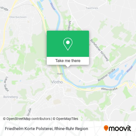 Friedhelm Korte Polsterei map