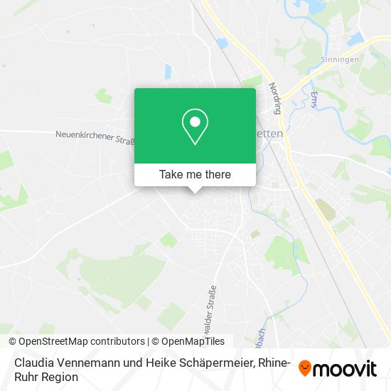 Claudia Vennemann und Heike Schäpermeier map
