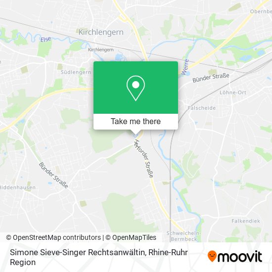 Simone Sieve-Singer Rechtsanwältin map