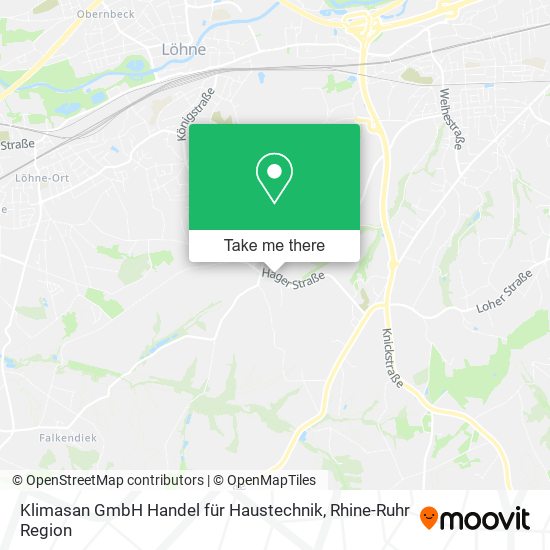 Klimasan GmbH Handel für Haustechnik map