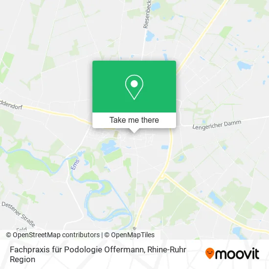 Карта Fachpraxis für Podologie Offermann