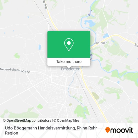 Udo Böggemann Handelsvermittlung map