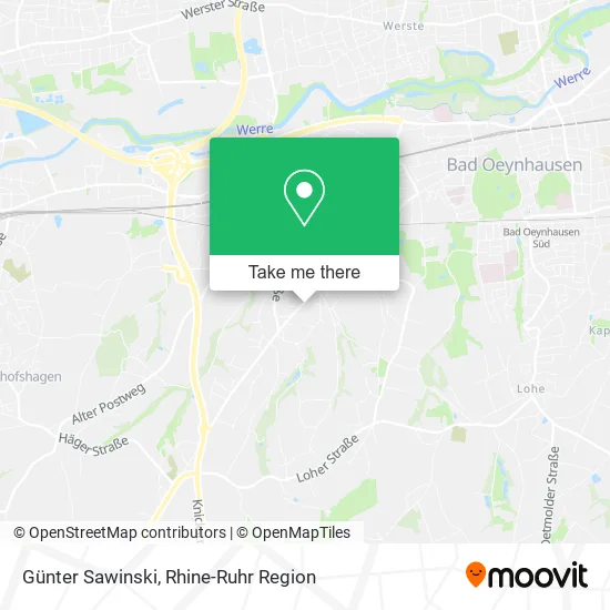 Карта Günter Sawinski