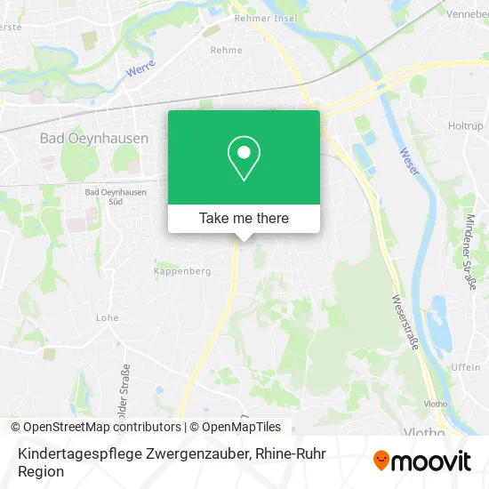 Карта Kindertagespflege Zwergenzauber