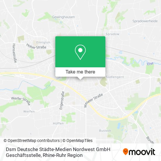 Карта Dsm Deutsche Städte-Medien Nordwest GmbH Geschäftsstelle