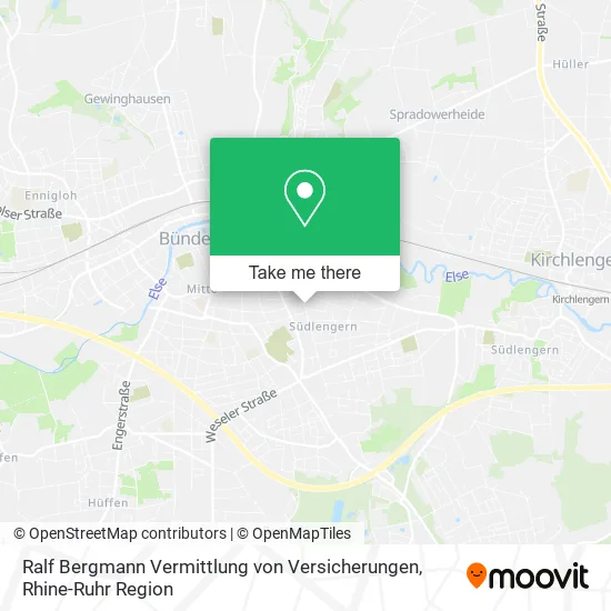Ralf Bergmann Vermittlung von Versicherungen map