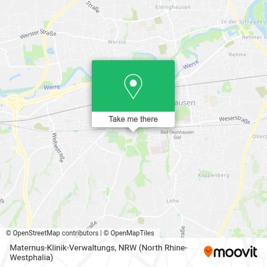 Maternus-Klinik-Verwaltungs map