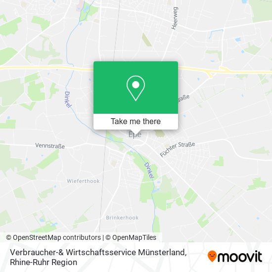 Verbraucher-& Wirtschaftsservice Münsterland map