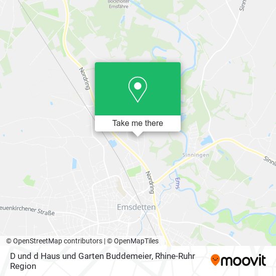 D und d Haus und Garten Buddemeier map