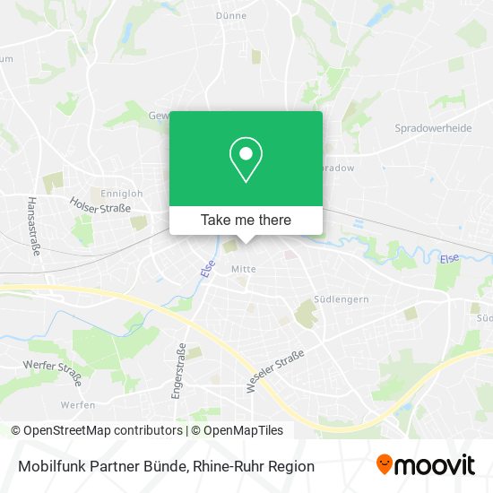 Mobilfunk Partner Bünde map