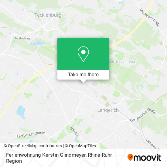 Карта Ferienwohnung Kerstin Glindmeyer