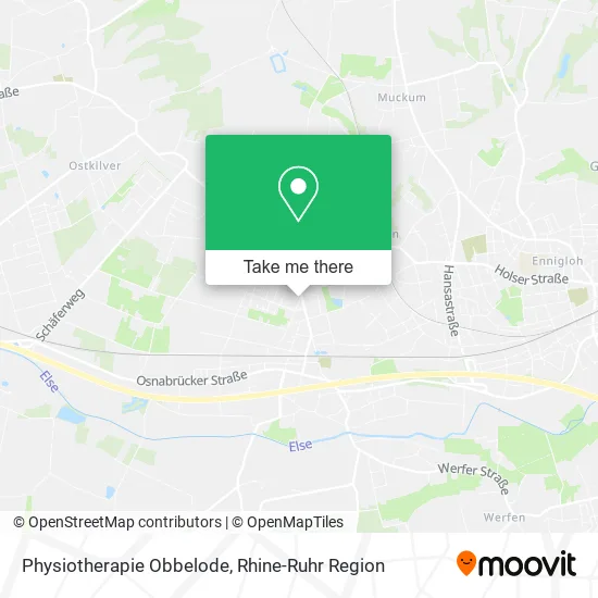 Карта Physiotherapie Obbelode