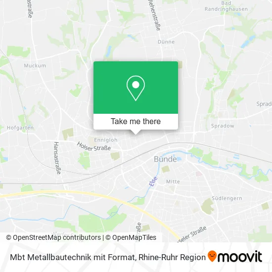 Карта Mbt Metallbautechnik mit Format