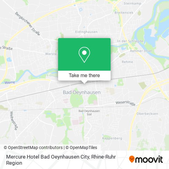 Mercure Hotel Bad Oeynhausen City map