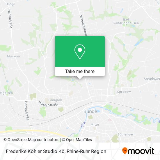 Frederike Köhler Studio Kö map