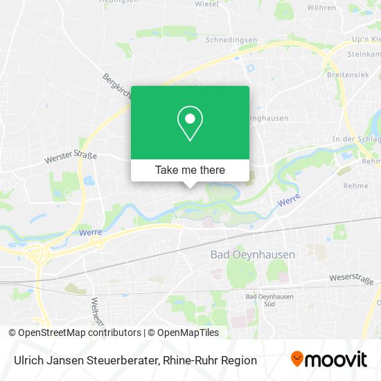 Ulrich Jansen Steuerberater map