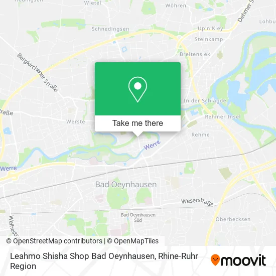 Leahmo Shisha Shop Bad Oeynhausen map