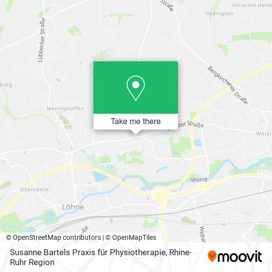 Карта Susanne Bartels Praxis für Physiotherapie