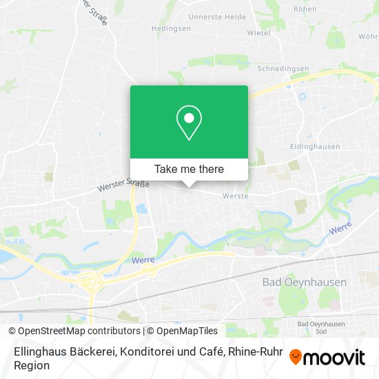 Ellinghaus Bäckerei, Konditorei und Café map