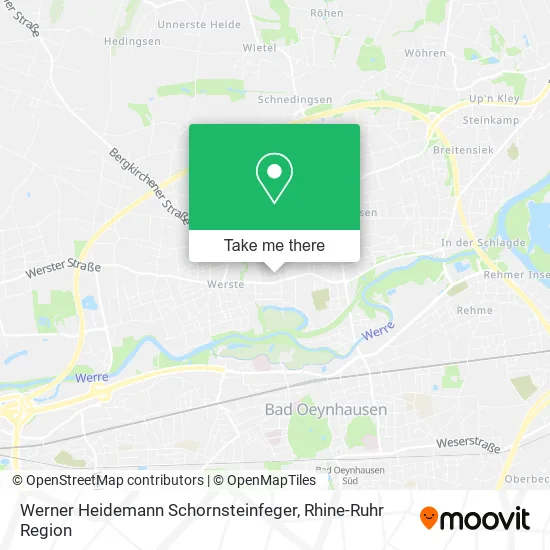 Карта Werner Heidemann Schornsteinfeger