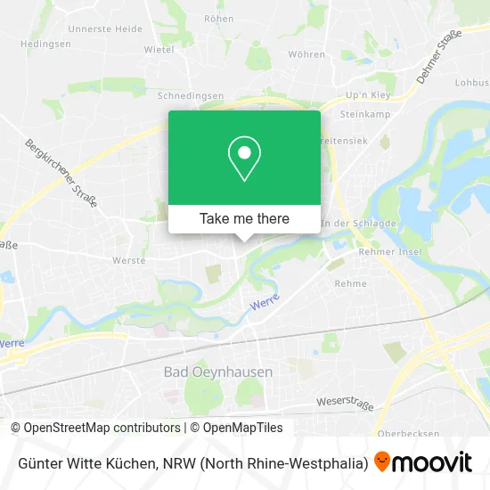 Günter Witte Küchen map